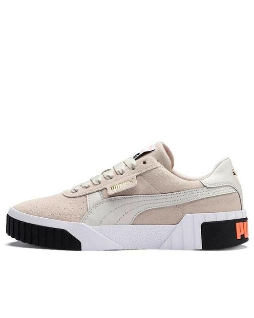 PUMA White (Wmns) Cali Suede