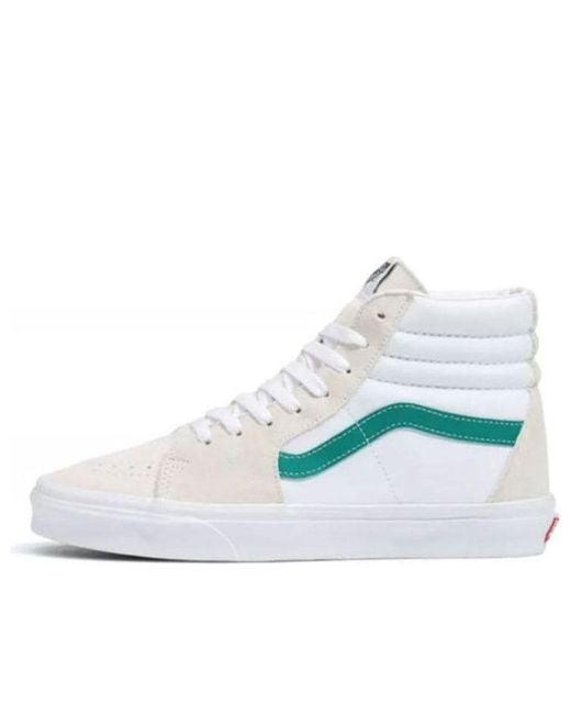 Vans White Sk8-Hi 'Classic Sport