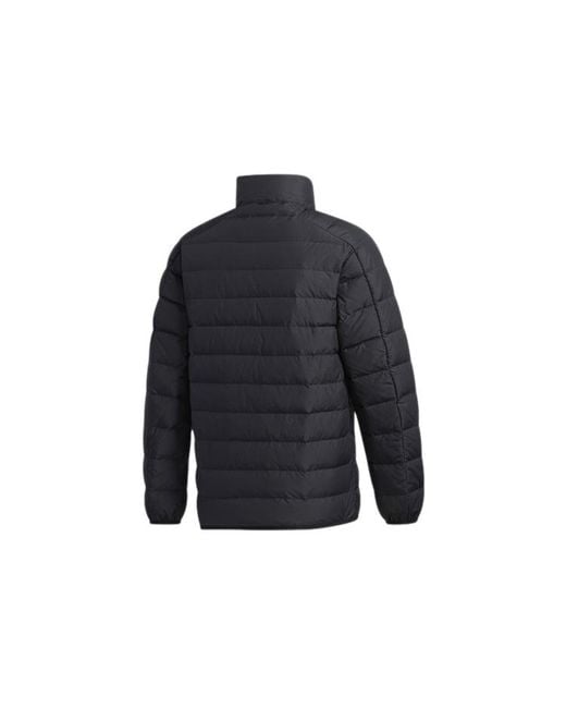 Adidas Blue 3In1 Down Jkt Multiple Pockets Outdoor Sports Detachable Hooded Down Jacket for men