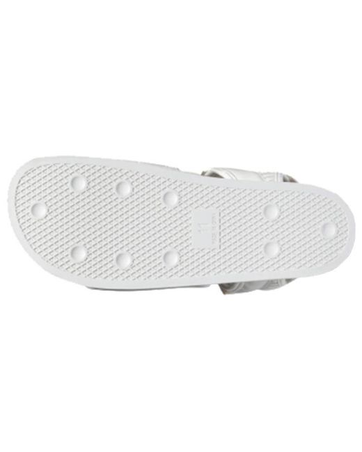 Adidas White X Pharrell Adilette 2.0 Sandal 'Cream' for men