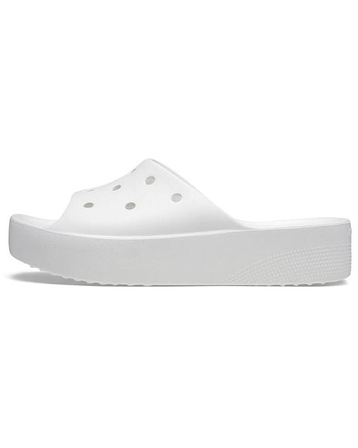 CROCSTM White (Wmns) Classic Platform Sandals