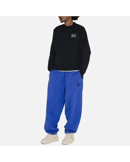 Nike Blue X Stussy Sweatpants Asia Sizing for men