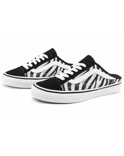 Vans Brown Style 36 Casual Low Tops Skateboarding Shoes Zebra for men