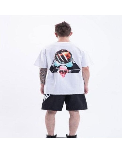 Palace Blue Sans Ferg T-Shirt Glasses Back Logo Short Sleeve