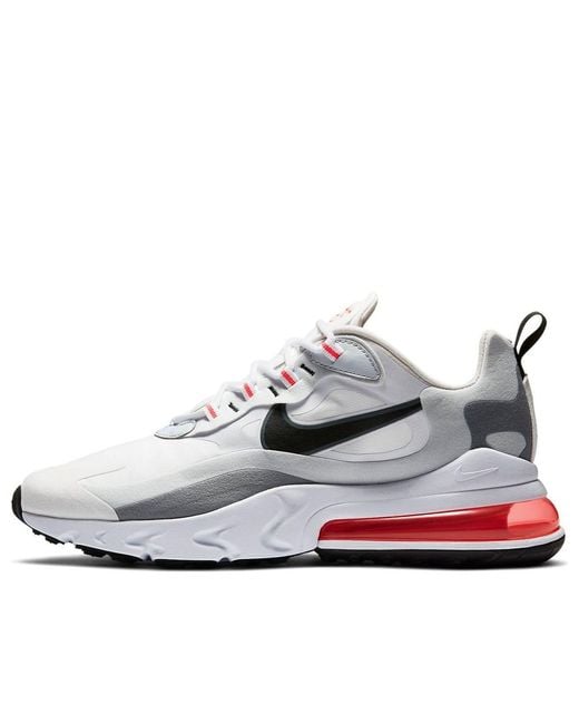Nike White Air Max 270 React Crimson' for men