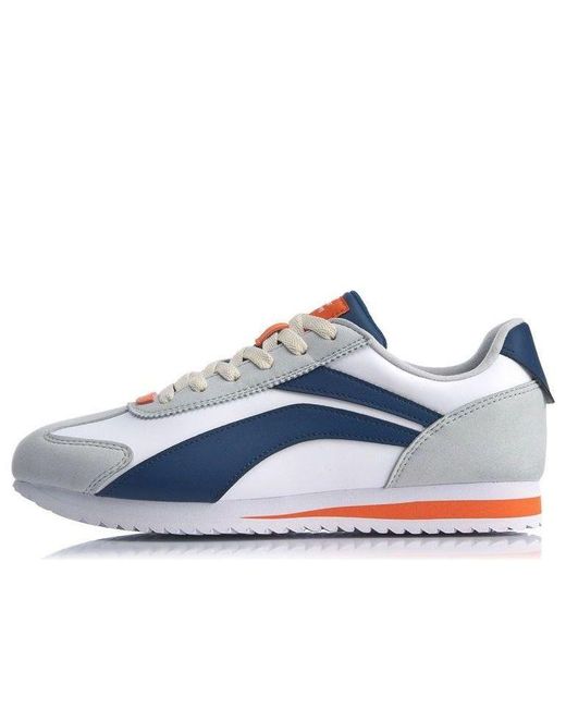 Li-ning Blue 3Km Classic Retro Forrest Gump Athleisure Casual Sports Shoes for men