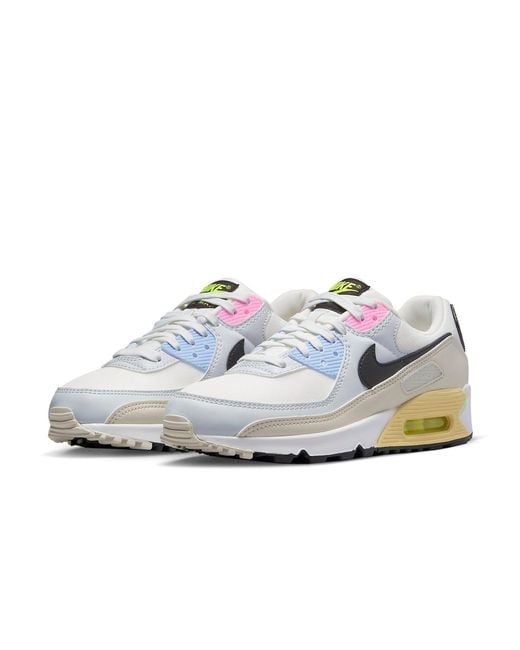 Nike Blue (Wmns) Air Max 90 'Light Bone Pure Platinum'