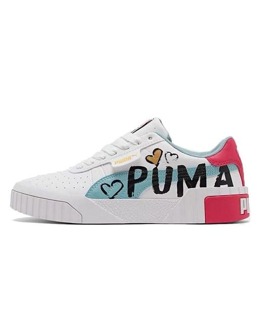 PUMA White (Wmns) Cali Novelty 'Heart'