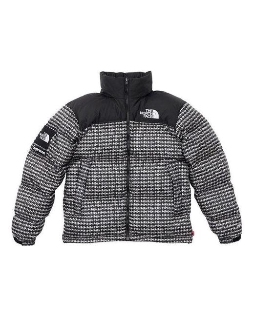 Supreme X The North Face Studded Nuptse Jacket in Grey for Men