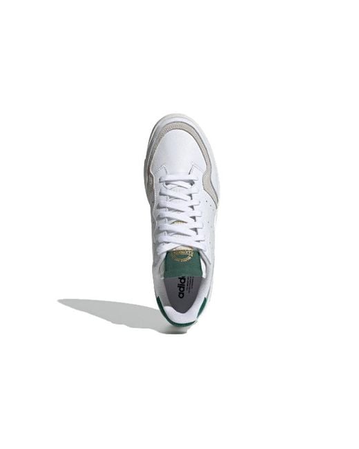 Adidas White Supercourt Collegiate' for men