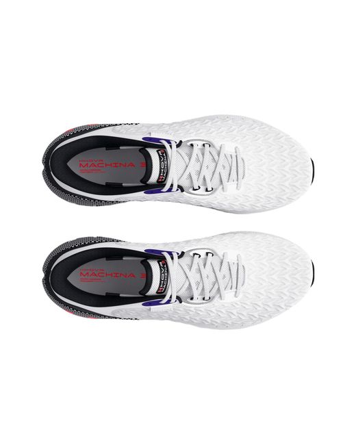 Under Armour White Hovr Machina 3 Clone Beta' for men