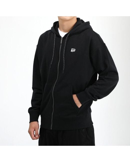 PUMA Black Downtown Full Zip Jacket for men