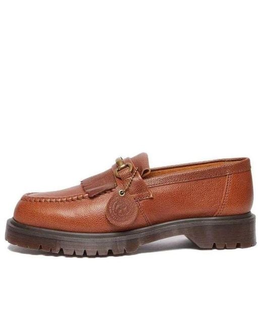 Dr. Martens Brown Adrian Snaffle Westminster Leather Loafers 'Whiskey'