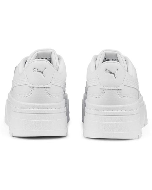 PUMA White (Wmns) Mayze Stack Leather 'Triple'