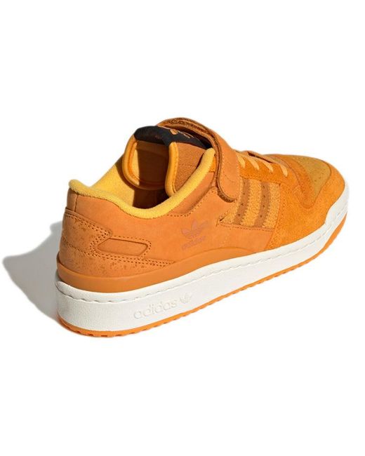 Adidas Orange Originals Forum 84 Low Spicy Sneakers for men