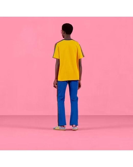 Gucci Blue X Adidas Cotton Jersey Sweatpants 'Cobalt'