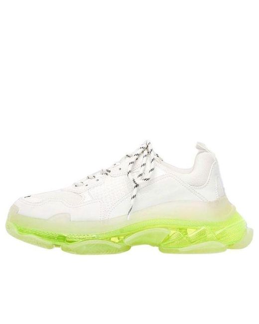 Balenciaga Green (Wmns) Triple S Sneaker 'Clear Sole