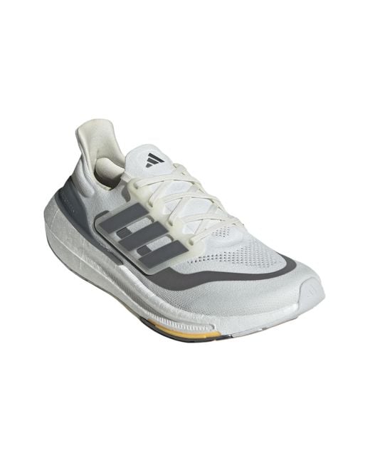 Adidas White Ultraboost Light 'Non Dyed Iron Metallic' for men