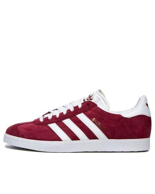 Adidas Red Gazelle Shoes 'Burgundy' for men