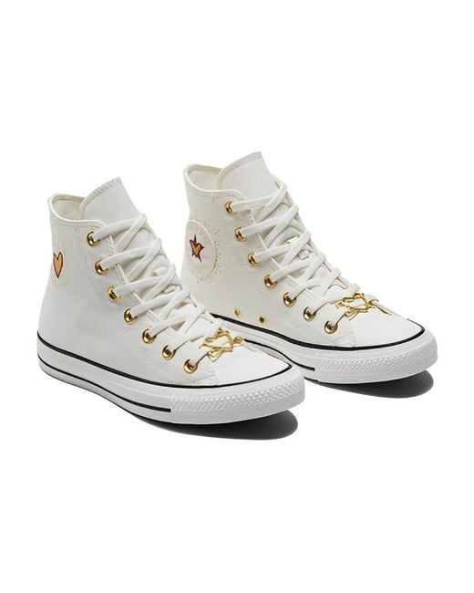 Converse White (Wmns) Chuck Taylor All Star High 'Valentine's Day 2023