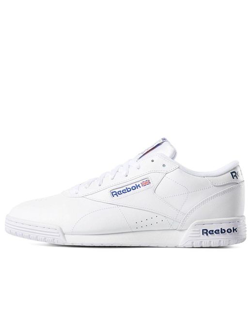 Reebok Exofit Lo Clean Logo Int Shoes 'white Royal Blue' for Men | Lyst
