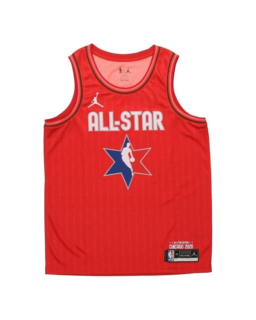 Nike Red Nba All-Star Edition Swingman Basketball Jersey for men
