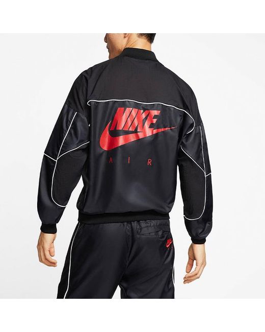 Nike Black 3M Zipper Reflective Sports Jacket for men