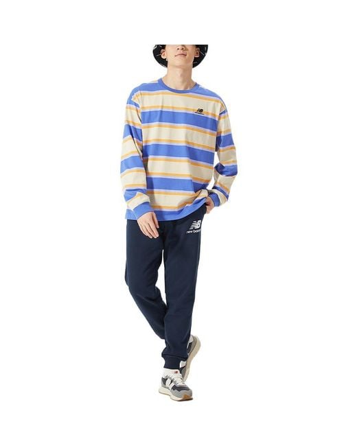 New Balance Blue Classic Long Sleeve Tee