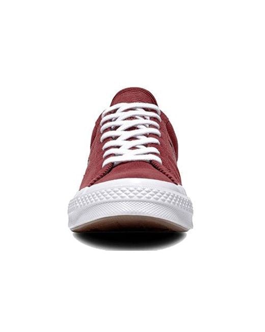 Converse Red One Star Ox 'Dark Burgundy' for men