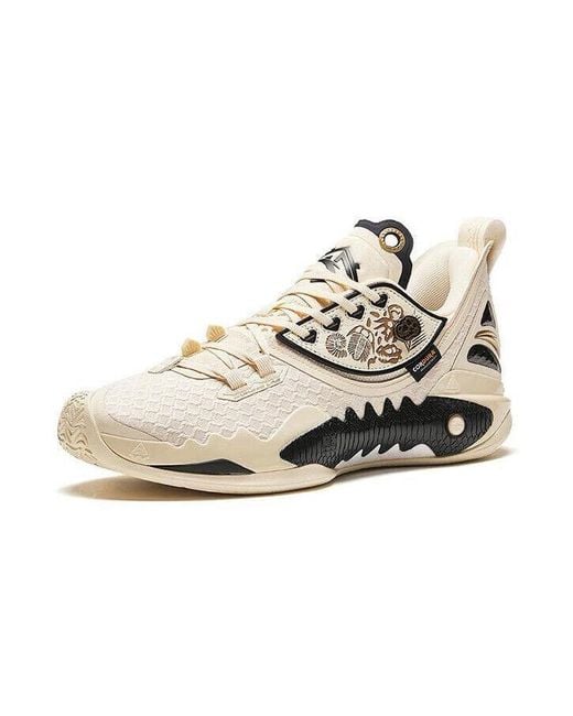Anta White Shock Wave 5 V2 'Fossil' for men
