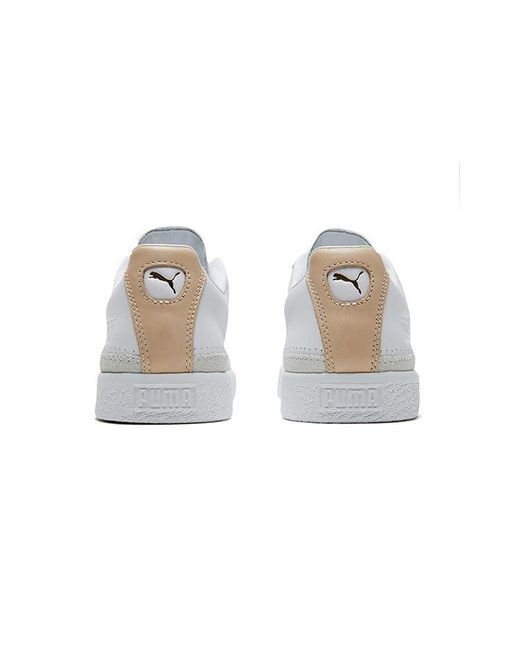 PUMA White Basket Trim Block Team' for men