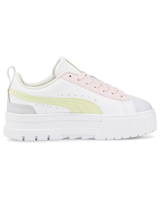 PUMA White (Wmns) Mayze Leather Arctic Ice'