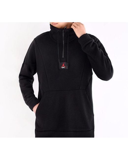 Nike Blue Half Zipper Athleisure Casual Sports for men