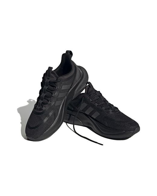 Adidas Black Alphabounce Plus Carbon' for men