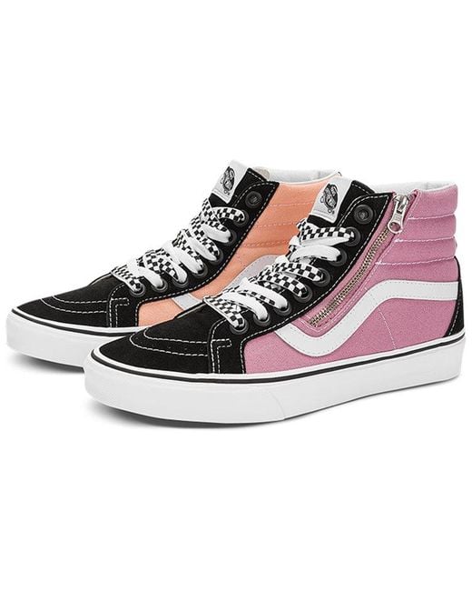 Vans Purple Sk8-Hi Reissue Side Zip for men