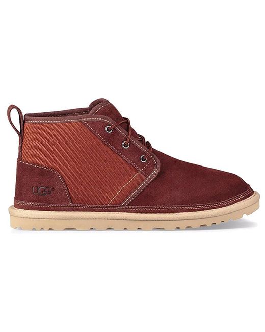 Ugg Red Neumel Uniined Short Boots Wine for men