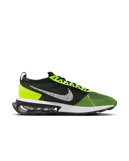 Nike Green Air Max Flyknit Racer 'Volt' for men
