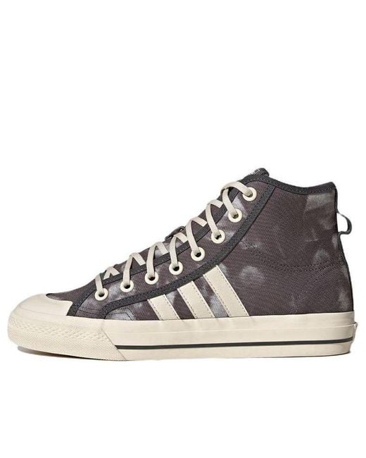 Adidas Black Nizza Hi Rf 'Bleached for men