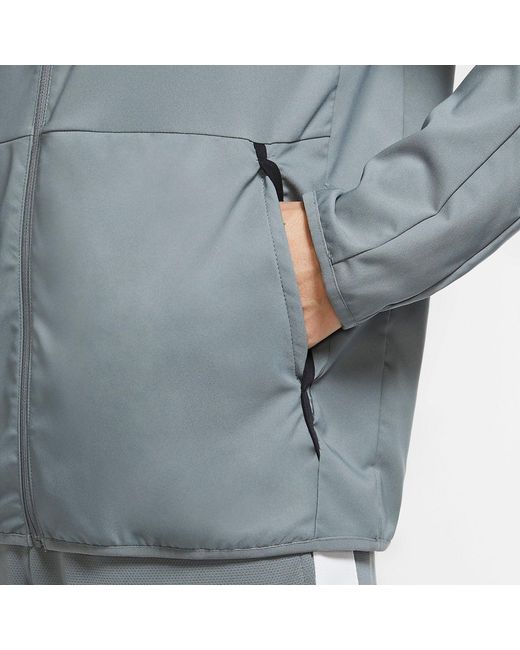 Nike Dri-Fit Woven Training Jacket in Grey for Men | Lyst UK
