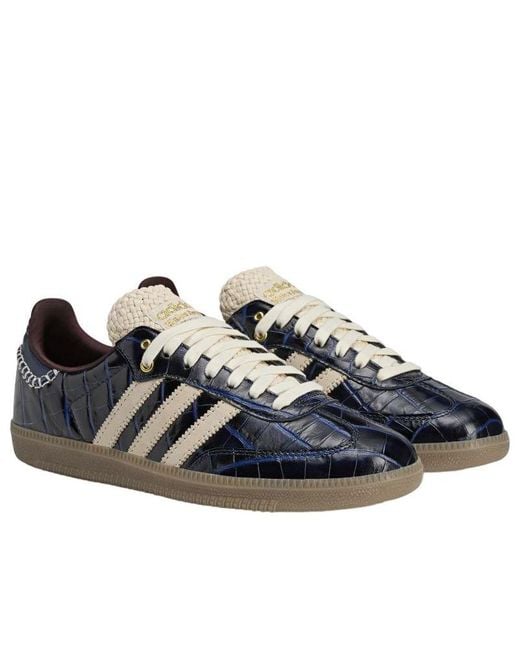 Adidas Blue X Wales Bonner Samba 'Collegiate' for men