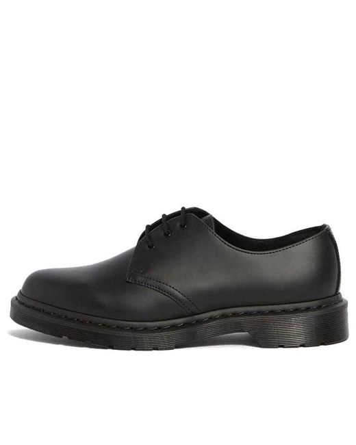 Dr. Martens Black 1461 Mono Smooth Leather Oxford Shoes for men