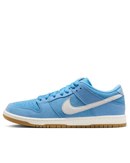 Nike Blue Sb Dunk Low Pro 'University Gum' for men