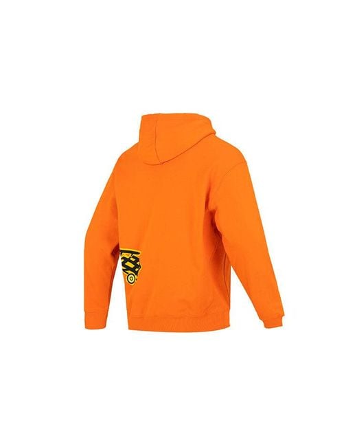 PUMA Orange Classics Street Sport Hoodie for men