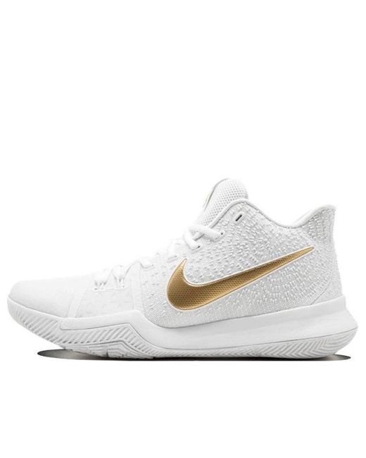 Nike White Kyrie 3 'Finals' for men