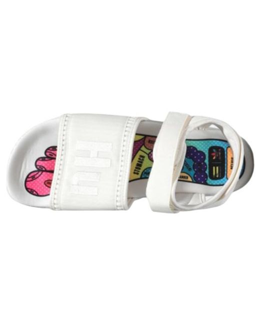 Adidas White X Pharrell Adilette 2.0 Sandal 'Cream' for men
