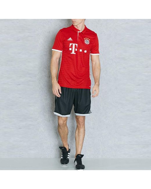 Adidas Red Bayern Munich 16/17 Home Jersey for men