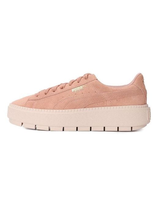 PUMA Pink (Wmns) Suede Platform Trace