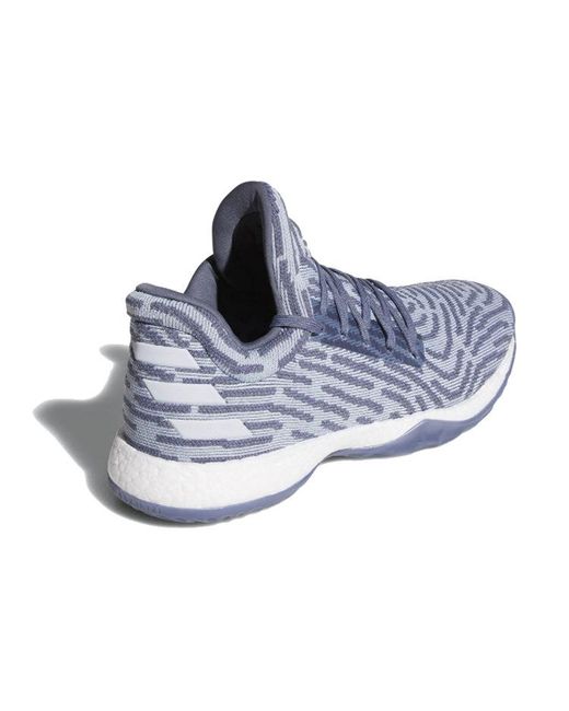 Adidas Blue Harden Volume 1 Ls Primeknit 'Raw Steel' for men