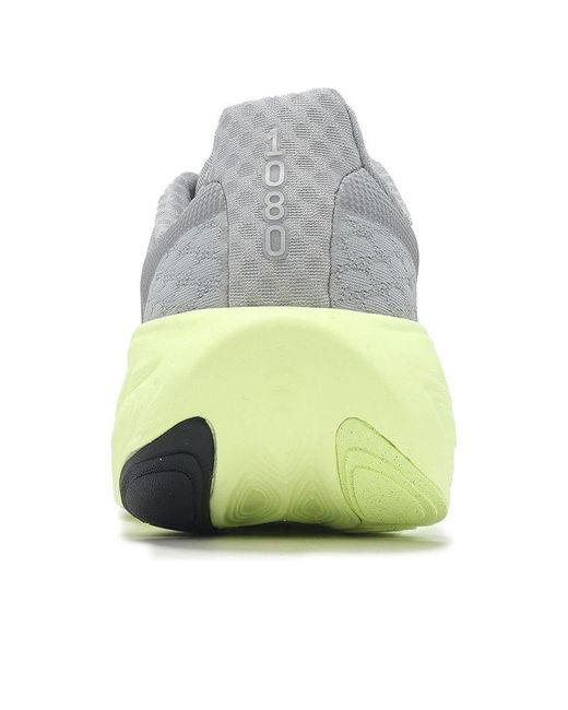 New Balance Blue Fresh Foam X 1080V14 'Raincloud Limelight Metallic' for men