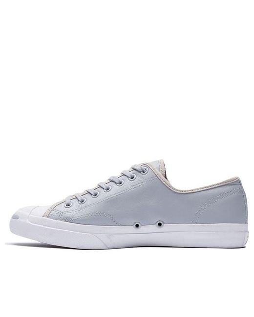 Converse White Jack Purcell Leather Shoes for men